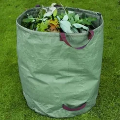 Clearance Trädgårdsavfallspåse, 272L pop-up trädgårdspåsar med handtag, hopfällbar, fristående och tvättbar för trädgårdsavfall[1663] Trädgårdskorgar