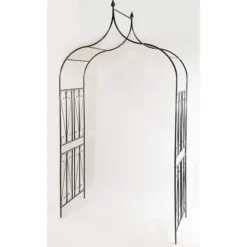 Clearance Trädgårdsbåge - CLP - Båge för rosor - Metall - 270 cm - Grön - Markfäste Valvbågar, Spaljéer, Bersåer & Pergolor