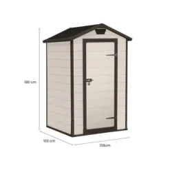 Best Trädgårdsbod - Keter - Herrgård - Armerad harts - 4x3m - Med fönster Skjul, Garage & Carports