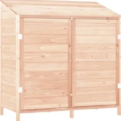 Online Trädgårdsbod 102x52x112 cm massivt granträ Skjul, Garage & Carports