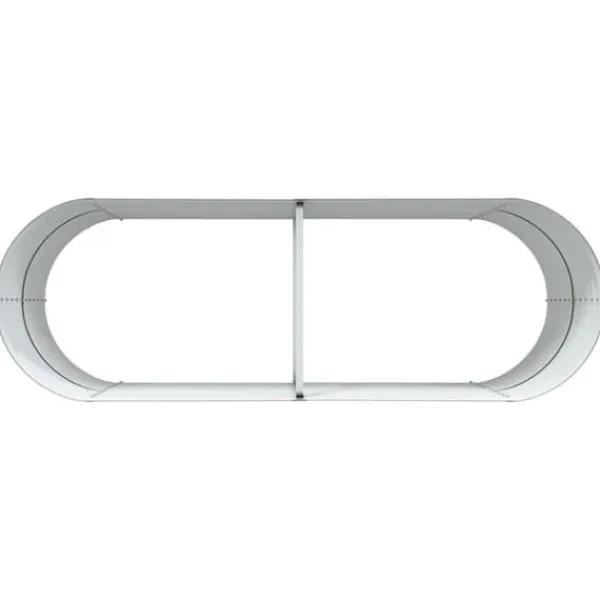 Trädgårdsodlingslåda i galvaniserat stål - Styrka & stil | Färg: Grön | Storlek: 240x80x81 cm Planteringsbänkar