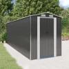 Best Trädgårdsskjul antracit 192x606x223 cm galvaniserat stål Skjul, Garage & Carports