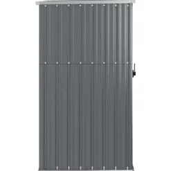 Sale Trädgårdsskjul av galvaniserat stål - Förvaring för redskap | Färg: Grå | Storlek: 88x89x161 cm Skjul, Garage & Carports