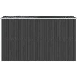 Hot Trädgårdsskjul i antracit - Utomhusförvaring av redskap | Färg: Antracit | Storlek: 192x357x223 cm Skjul, Garage & Carports