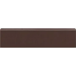 Trädgårdsskjul i galvaniserat stål - För utomhusförvaring | Färg: Mörkbrun | Storlek: 192x85x223 cm