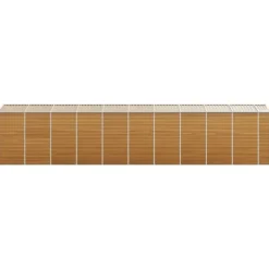Trädgårdsskjul i galvaniserat stål - Ljusbrun för utomhusförvaring | Storlek: 191x89.5x198 cm