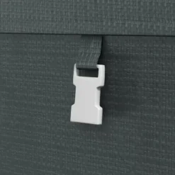Discount Trädgårdsskjul/lager­tält, robust och vädertåligt, stålram, 1,2×1,8×1,6 m, mörkgrå Skjul, Garage & Carports