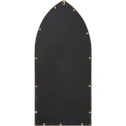 vidaXL Trädgårdsspegel sand 70x30 cm järn för utomhusbruk
