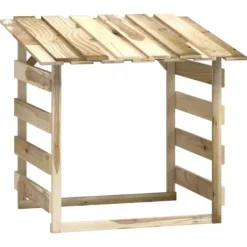 Best Träpergola med tak - Dekorativt inslag för utemiljö | Storlek: 100x90x100 cm | Material: Impregnerad furu Valvbågar, Spaljéer, Bersåer & Pergolor