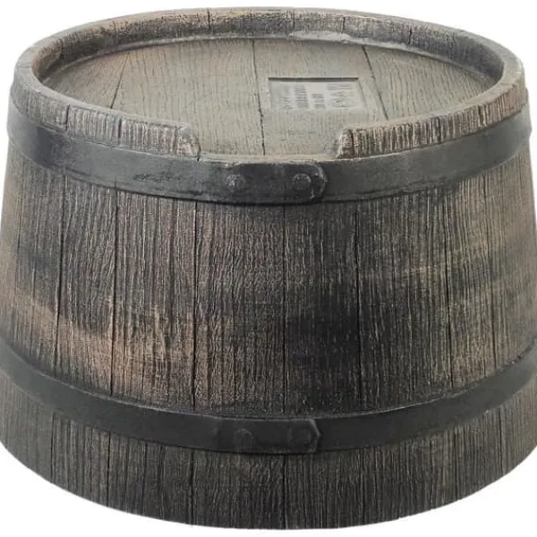 Online Tunnformad vattenuppsamlarbas - NATURE - 50 liter - Brun rotationsgjuten PE Regntunnor