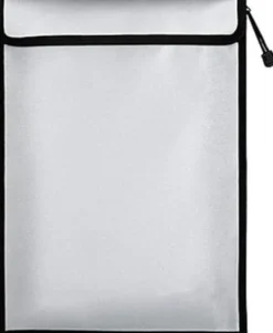 Uppgraderad brandsäker dokumentväska med dubbla fickor (2000℉) 28*38 cm, vattentät och brandsäker kontantväska med dragkedja, förvaringsväska för vik | CDON