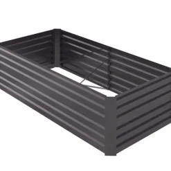 Sale Upphöjd odlingsbädd, 180x90x59 cm, Mörkgrå Planteringsbänkar