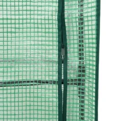 Upphöjd odlingslåda med växthusöverdrag - Rottinglook | Storlek: 160x40x123 cm Växthus