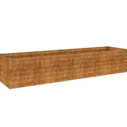 vidaXL Upphöjd trädgårdsbädd 194x50x36 cm cortenstål