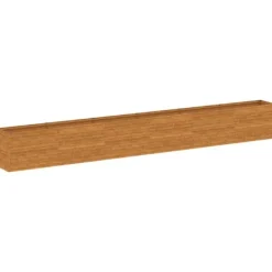 vidaXL Upphöjd trädgårdsbädd 578x50x69 cm cortenstål