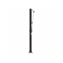 Best Utomhus solardusch - - Svart - PVC och Aluminium - 217 cm - Rotationshuvud - Solenergi Spa & Utomhusbad