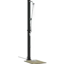 Utomhus Soldusch med Handdusch - Modern och Robust | Höjd: 217 cm | Volym: 20 L