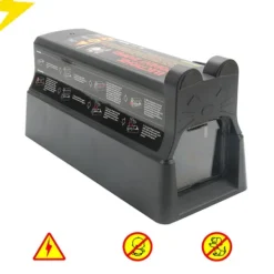 220V Elektrisk Musfälla, Hög Spänning 7000V, Mångsidiga Strömalternativ, Lättstädad Design
