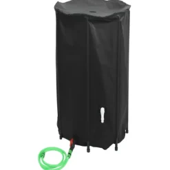 Vattentank med kran vikbar 380 L PVC Regntunnor