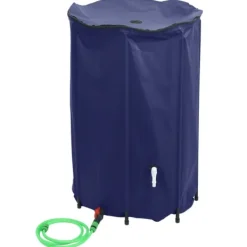 vidaXL Vattentank med kran vikbar 1000 L PVC