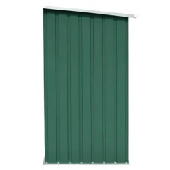Discount Vedskjul galvaniserat stål 163x83x154 cm grön Skjul, Garage & Carports