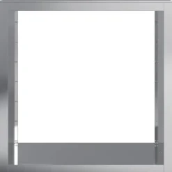 Clearance Vedställ i galvaniserat stål för vedförvaring | Storlek: 100x40x100 cm Tillbehör Till Vedeldade Kaminer & Öppna Spisar