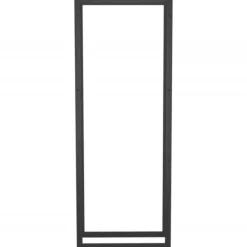 Vedställ matt svart 50x28x132 cm stål - Vedställ - Ved Ställ - Home & Living