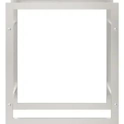 vidaXL Vedställ 80x28x86 cm rostfritt stål