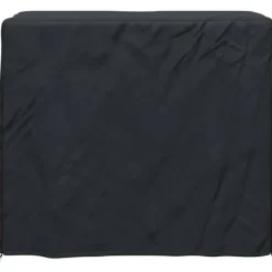 Outlet Vedställsskydd Enfärgad Svart 61 x 122 x 106 cm tyg Tillbehör Till Vedeldade Kaminer & Öppna Spisar