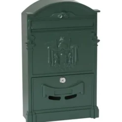 Väggmonterad postlåda - Arregui - D-2151-V - Aluminium - Grön - Storlek M (A4)