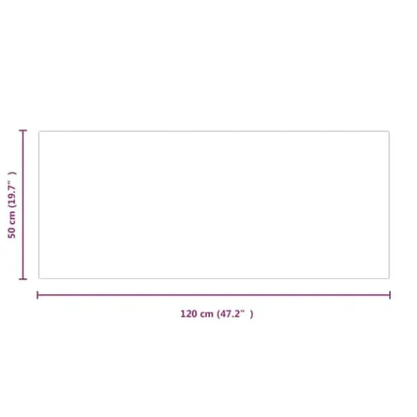 Online Glasskiva för öppen spis rektangulär 120x50 cm - Glas Tillbehör Till Vedeldade Kaminer & Öppna Spisar