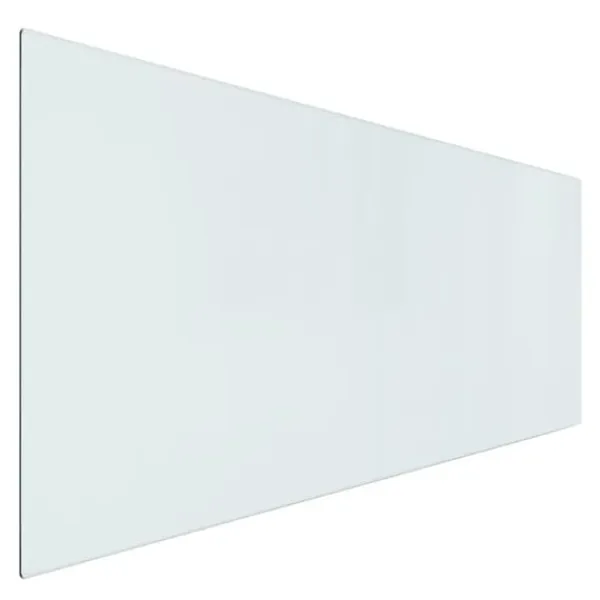 Online Glasskiva för öppen spis rektangulär 120x50 cm - Glas Tillbehör Till Vedeldade Kaminer & Öppna Spisar