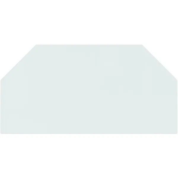 Online Glasskiva för öppen spis sexkantig 100x50 cm - Glas Tillbehör Till Vedeldade Kaminer & Öppna Spisar