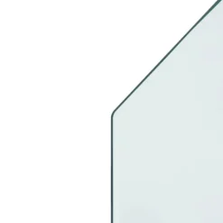Online Glasskiva för öppen spis sexkantig 100x50 cm - Glas Tillbehör Till Vedeldade Kaminer & Öppna Spisar
