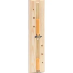 Hot 2-i-1 Bastutermometer & hygrometer sandur set massiv furu Bastu