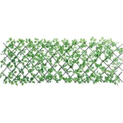 vidaXL Konstväxt murgröna spaljé expanderbar grön 180x65 cm - Staket