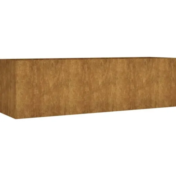 vidaXL Odlingslåda 280x80x80 cm rosttrögt stål - Krukor & odlingslådor