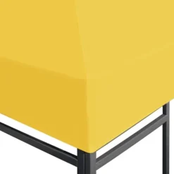 Clearance Paviljongtak 270 g/m² 4x3 m gul - Tak till partytält & lusthus Tält & Lusthus