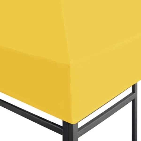 Clearance Paviljongtak 270 g/m² 4x3 m gul - Tak till partytält & lusthus Tält & Lusthus