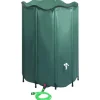 vidaXL Regntunna hopfällbar med kran 1350 L - Bevattning
