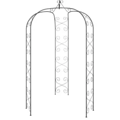 Sale Rosenbåge svart Ø180x255 cm stål - Bersåer, spaljéer & pergolor Valvbågar, Spaljéer, Bersåer & Pergolor