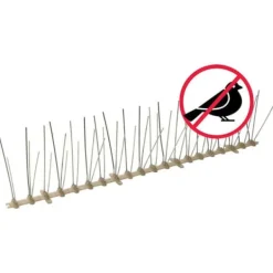 New vidaXL Set med 6 spetsar i 5 rader mot fåglar Plast 3 m Insektsmedel & Djuravvisande Medel