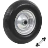 Skottkärra Hjul med Solid PU Axel 4,00-8 390 mm Trädgårdsverktyg