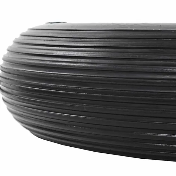 vidaXL Skottkärrehjul med axel massiv PU 4.00-8 390 mm