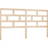 Best Sänggavel, 206x4x100 cm massiv furu Valvbågar, Spaljéer, Bersåer & Pergolor