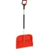 vidaXL Snöskyffel röd 136 cm aluminium - Snöskyfflar