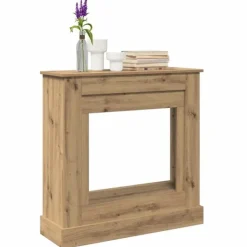 vidaXL Spiselkrans artisan ek 90x30x90 cm konstruerat trä