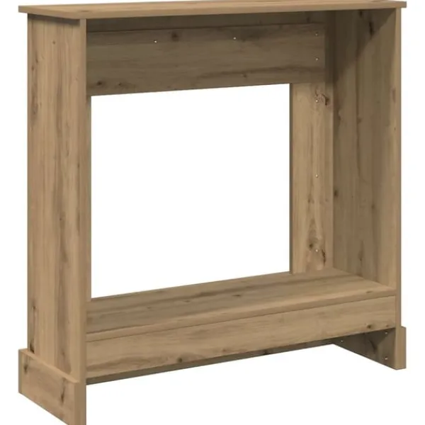 vidaXL Spiselkrans artisan ek 90x30x90 cm konstruerat trä