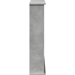 Sale Spiselkrans betonggrå 75x20x87,5 cm konstruerat trä Öppna Spisar