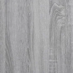 New Spiselkrans grå sonoma 75x20x87,5 cm konstruerat trä Öppna Spisar